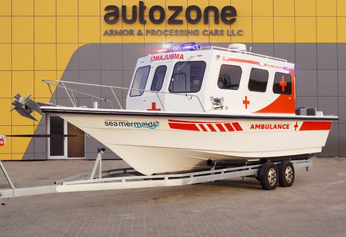 Машина скорой помощи катер - ATZ37F-SEA MERMAID - AUTO ZONE ARMOR AND PROCESSING CARS L.L.C