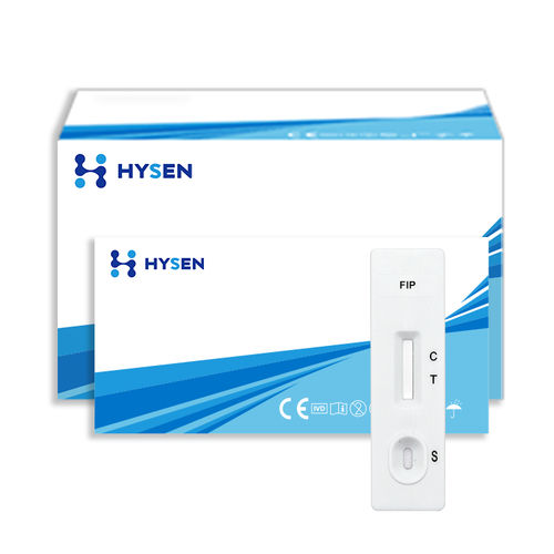Экспресс-тест на кошачий инфекционный перитонит - FIP - HYSEN HANGZHOU BIOTECH - ветеринарный / для кошек / на антигены