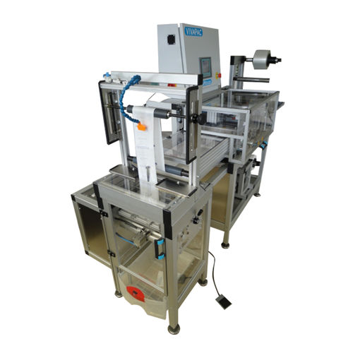 Упаковщик в пакеты с сервоприводом - VIVAPAC SV - JR MARUANI Packaging Machine - 4 сварных шва / напольный / для катетеров