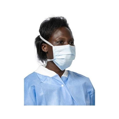 Xирургическая маска типа IIR - 2010-B-30	 - Groupe Medicom - для взрослых / упаковка 50 штук / синяя