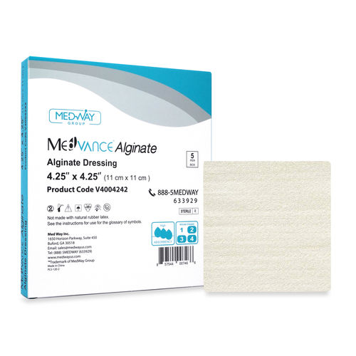 Альгинатная повязка для защиты кожи - MedVance®  - MedWay Group - нетканая / способствует заживлению
