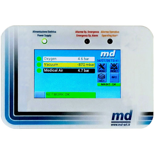 Система сигнализации открытия двери - Md S.r.l. Medical Gas Equipment - с сенсорным экраном