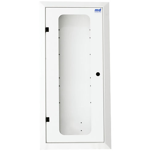 Шкаф для регулятора давления - flush version - Md S.r.l. Medical Gas Equipment - для обеспечения безопасности / встраиваемый / прозрачный