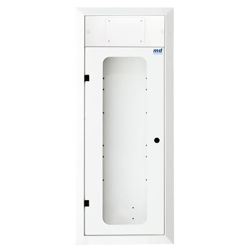 Шкаф для обеспечения безопасности - flush - Md S.r.l. Medical Gas Equipment - для регулятора давления / встраиваемый / прозрачный