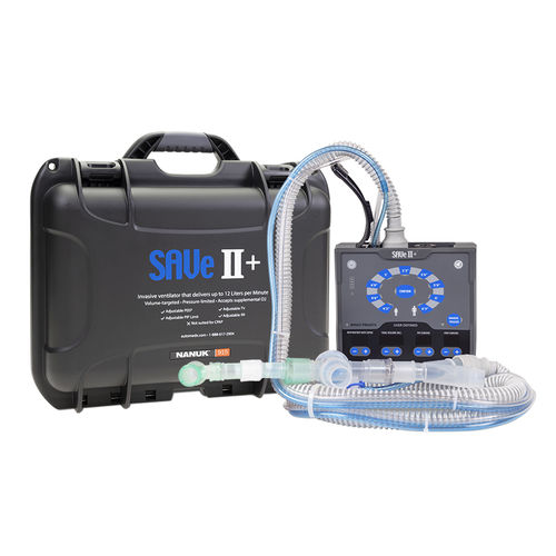 Аппарат ИВЛ для интенсивной терапии - SAVe II+ - Safeguard Medical - для взрослых / неинвазивный / переносной