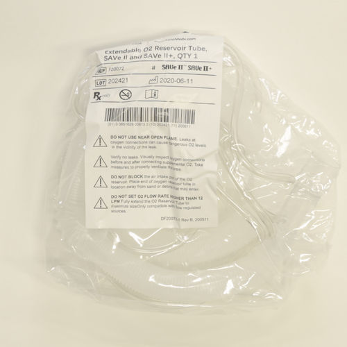 Кислородный тубус - F20072-10 - Safeguard Medical - многоразовый