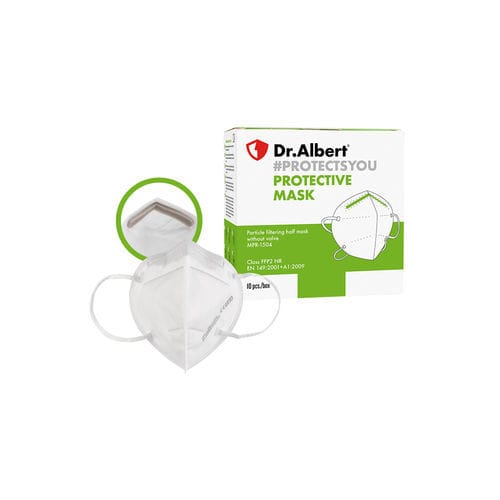 Защитная маска FFP2 - Dr.Albert® - Techtex Ltd Romania - из полипропилена / без стекловолокна / без клапана