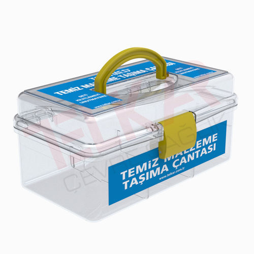Коробка для хирургических инструментов - CKM010T - Telkar Cevre Saglik Endustriyel Plastik San. ve Tic. .A.Ş. - транспортный / из пластика / с крышкой