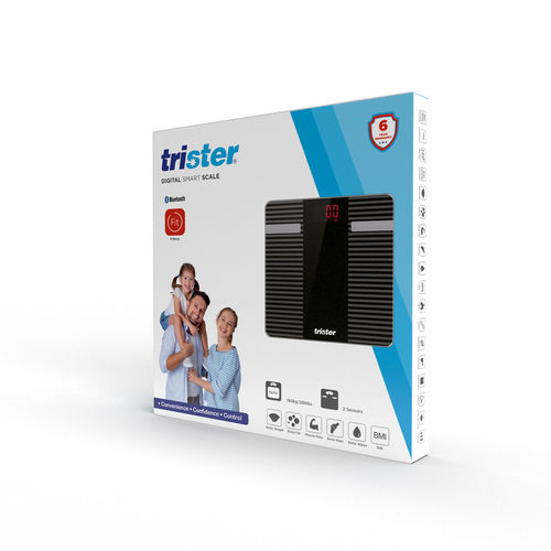 Электронное весы для взвешивания людей - 810011080157 - Trister - платформа / с расчетом ИМТ