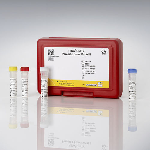Набор для теста на желудочно-кишечные заболевания - RIDA®UNITY - R-Biopharm AG - на кишечную лямблию / на криптоспоридиоз / на дизентерийную амёбу