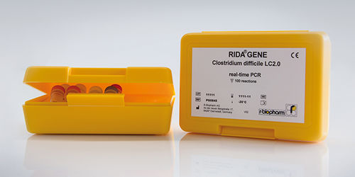 Набор для теста на желудочно-кишечные заболевания - RIDA®GENE - R-Biopharm AG - трудный Clostridium / для кала / для СМЖ в режиме реального времени