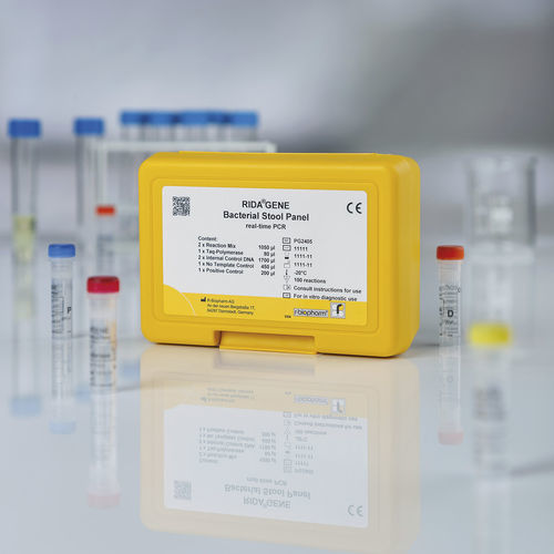 Набор для теста на желудочно-кишечные заболевания - RIDA®GENE - R-Biopharm AG - бактерии / на сальмонеллу / на Иерсинию энтероколитика
