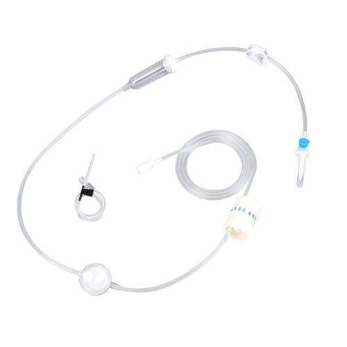 Комплект для перфузии с капельной камерой - SYQ-WT - Zhejiang Runqiang Medical Instruments - с краном / с фильтром для предотвращения загрязнения частицами / с гемостатическим клапаном