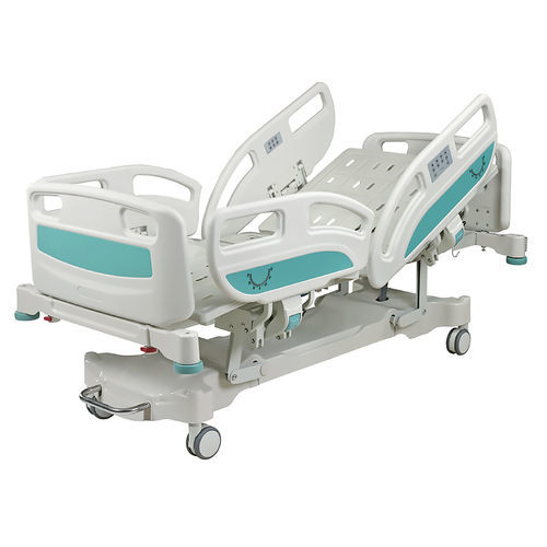 Кровать для больниц - HQ-D301BZB - Zhongshan Hanqi Medicalequiment Technology - электрическая / на роликах