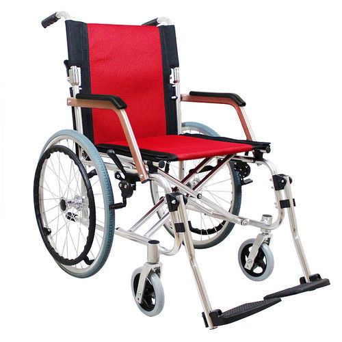 Инвалидная коляска с ручным управлением - HQ801L - Zhongshan Hanqi Medicalequiment Technology - для улицы / для помещений / алюминиевая рама