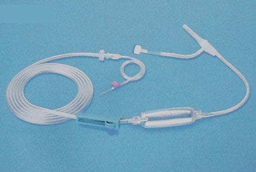 Комплект для перфузии с Y-образным коннектором - 1014 - Rongbo Medical - с капельной камерой / с краном