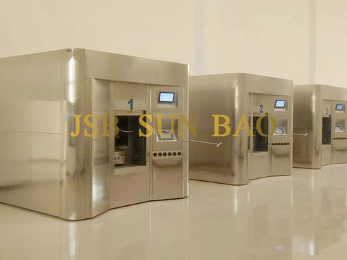 Печь для кремации - Shandong Jinshanbao Environmental Protection Equipment Co., Ltd. - из нержавеющей стали / высокотемпературная / напольная
