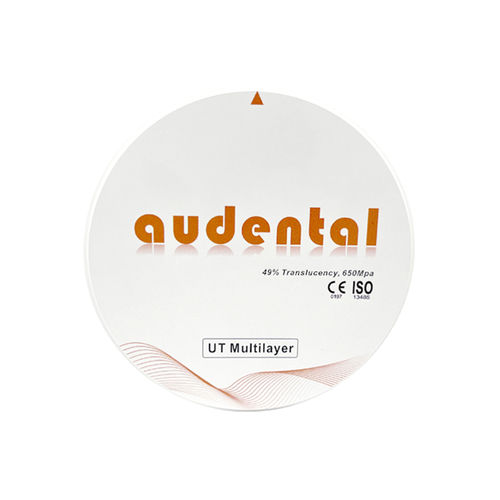 Циркониевый стоматологический материал - UT Multilayer - Audental Bio-Material Co., Ltd - для зубных мостов / для зубных коронок / CFAO