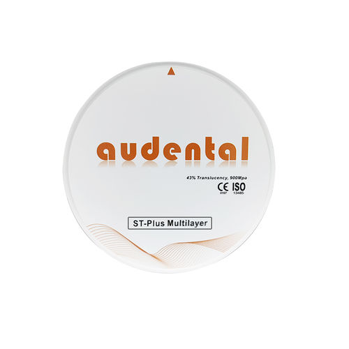 Циркониевый стоматологический материал - ST Plus Multilayer - Audental Bio-Material Co., Ltd - для зубных мостов / для зубных коронок / для зубных виниров