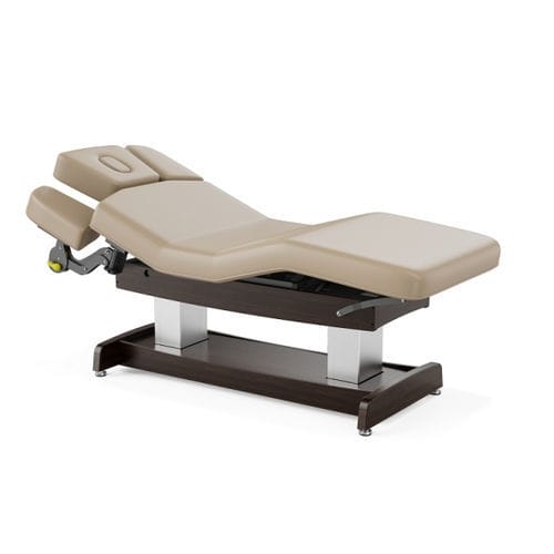 Электрический стол для СПА - Union Salon - Jiangsu Sintang Health & Technology - с регулируемой высотой спинки / с подголовником / с подставкой для рук