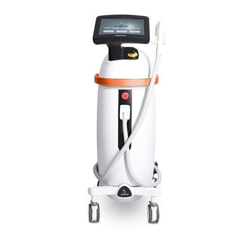 Лазер для эпиляции - HF-502DPlus - Guangzhou Huafei Tongda Technology Co., Ltd - диодом / на тележке / миллисекунда