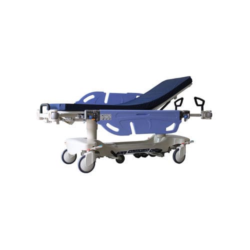 Тележка-каталка перекладчик пациента - M1  - BEWATEC Medical Equipment Co., Ltd - ручная / с регулируемой высотой / с регулируемой спинкой