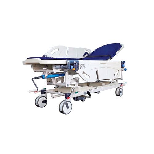 Тележка-каталка перекладчик пациента - M2 - BEWATEC Medical Equipment Co., Ltd - гидравлическая / с регулируемой высотой / 2 секции