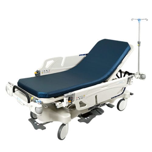 Кровать для больниц - PEB-501 - Designa Medical Tech. Co., Ltd. - ручная / с регулируемой высотой / на роликах