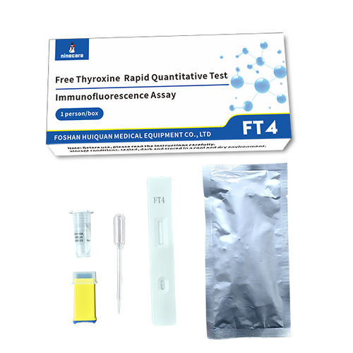 Набор для теста на инфекционные заболевания - HuiQuan Medical Equipment Co., Ltd. - на свободные T4 / флуоресценцией / полоска