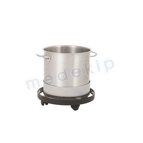 Мусорный контейнер из нержавеющей стали - MED 1650 - 1651 - Medekip Medical - на роликах