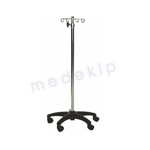 Стойка для сыворотки на роликах - MED 1730 - Medekip Medical - из нержавеющей стали