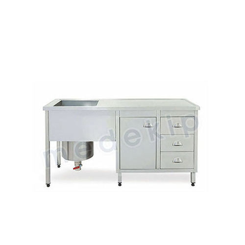 Рабочий стол - MED 1525 - 1530 - Medekip Medical - прямоугольный / с мойкой