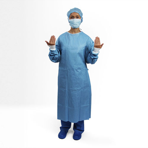 Хирургический халат унисекс - Plush™ Reinforced  - ISOL8 Healthcare - XXL / L / M