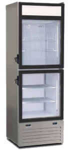 Холодильник для лаборатории - DFC400 - Crima Italia Srls - в виде шкафа / 2 дверцы / со стеклянной дверью