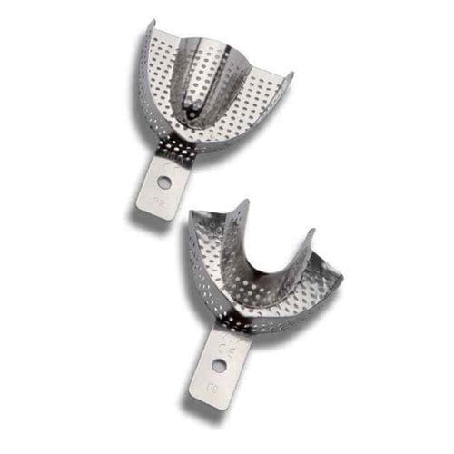 Стоматологическая оттискная ложка частичный зубной ряд - TD0 series - DENTAL MARKET s.r.l. - перфорированная