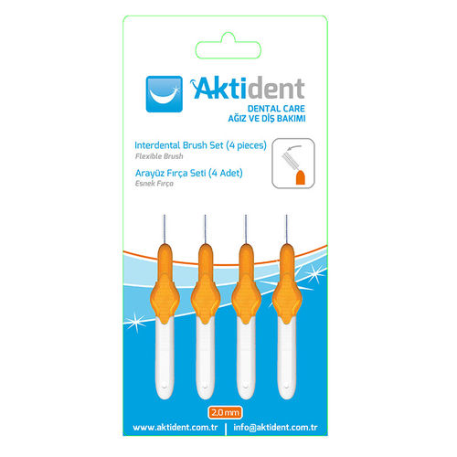 Щетка для зубных протезов - ORANGE - Aktident - REGO Pharma