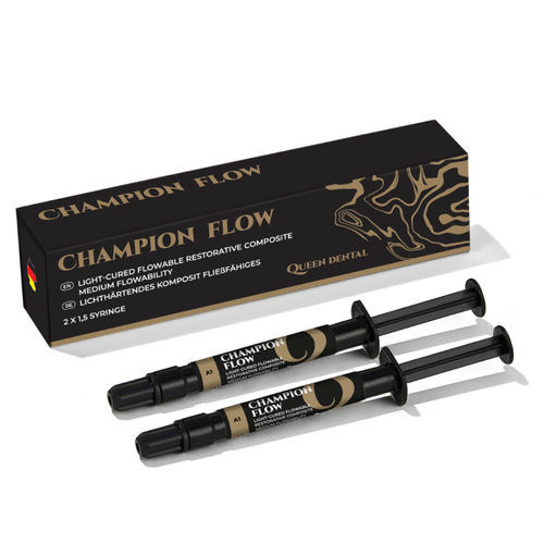 Стоматологический материал из композита - CHAMPION FLOW - Queen Dental GmbH - для восстановления зубов / белый / непрозрачный