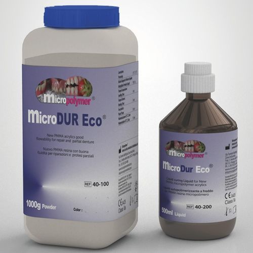 Стоматологический материал из акрила - micro DUR Eco ®  - megadental italia - из полимера / для зубных протезов / для изготовления зубных протезов