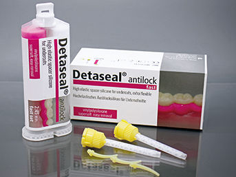 Стоматологический материал из силикона - Detaseal® antilock - DETAX GmbH - для восстановления зубов / белый