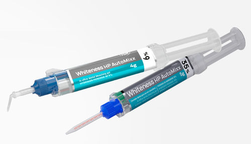 Стоматологический материал из перекиси водорода - Whiteness HP AutoMixx - Dentscare Ltda. - для отбеливания зубов / гелевый