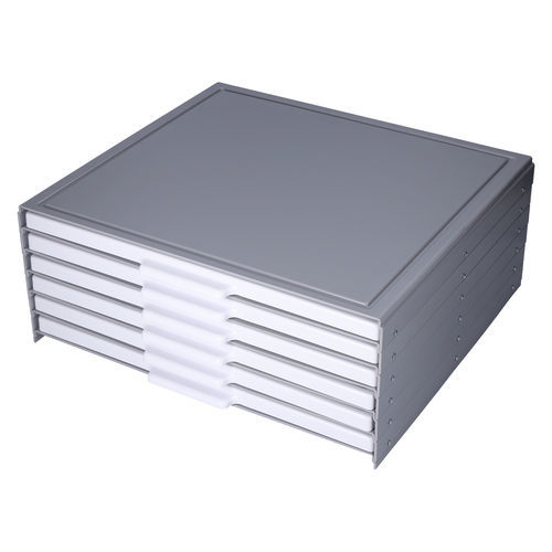 Шкаф для зубных протезов - 8960002 - Licefa GmbH & Co. KG - модульный / с выдвижным ящиком / серый