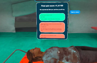 Иммерсивная платформа виртуальной реальности - Disaster Response - MetaMedics - VR / для обслуживания средним медицинским персоналом / интенсивная терапия