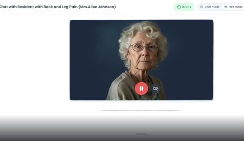 Платформа искуственного интеллекта симуляция пациента - MetaMedics - медицинской / для больниц / для передачи файлов