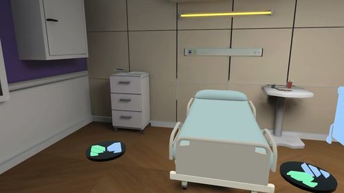 Медицинский симулятор для оказания общей помощи - Long-Term Care VR Simulation - MetaMedics - учебный / виртуальной реальности