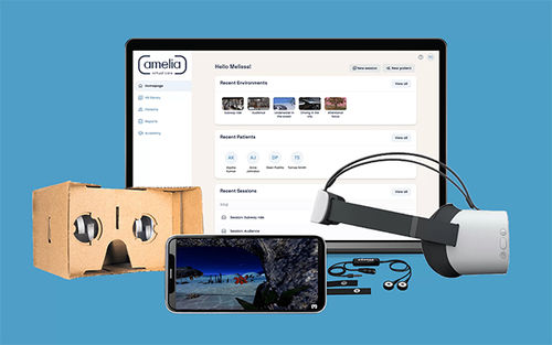 Иммерсивный VR-платформа - Amelia Virtual Care - для когнитивной реабилитации / для снятия тревожности