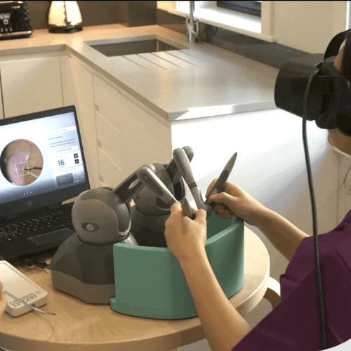 Медицинский симулятор виртуальной реальности - HAPTICVR™ - FundamentalVR - учебный / для хирургии / рабочая станция
