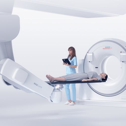 Роботизированный кронштейн для позиционирования пациента - exacure - BEC Medical - для радиотерапии / для медицинской визуализации / шарнирный