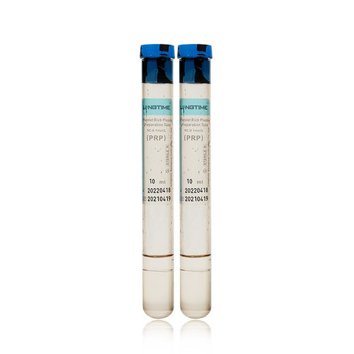 Пробоотборная трубка для плазмы, обогащенной тромбоцитами - LT-PRP-10ml - Zhuhai Longtime Biological Technology Co., Ltd. - цилиндрическая / плазменная / для клеток