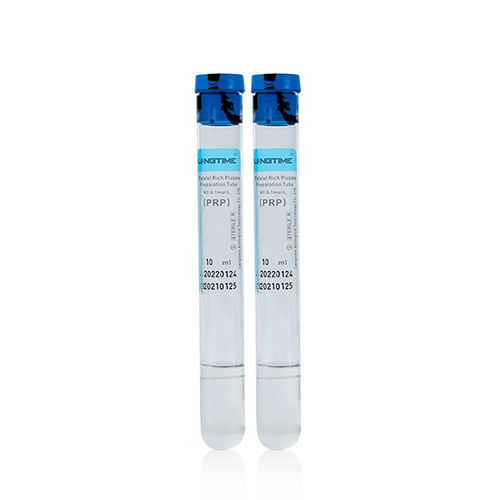 Пробоотборная трубка для плазмы, обогащенной тромбоцитами - LT-PRP-10ml - Zhuhai Longtime Biological Technology Co., Ltd. - цилиндрическая / плазменная / цельной крови