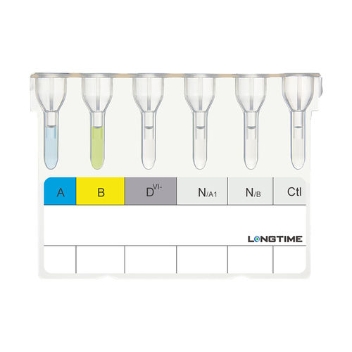 Набор для теста для определения группы крови - REF-76516 - Zhuhai Longtime Biological Technology Co., Ltd.